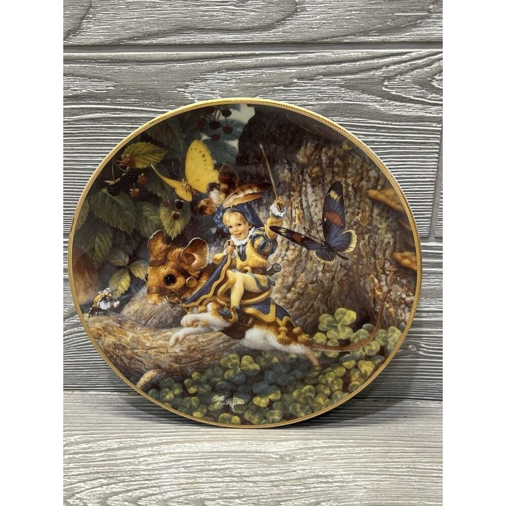 Tom Thumb Plate Classic Fairy Tales Scott Gustafson Knowles 1992